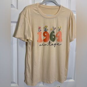 1964 Vintage Graphic Tee in Cream